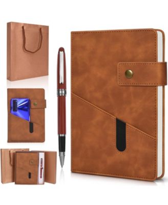 Hardcover Lined Journal Notebook With Pen Gift Box Layflat Writing Journal For Work Travel School