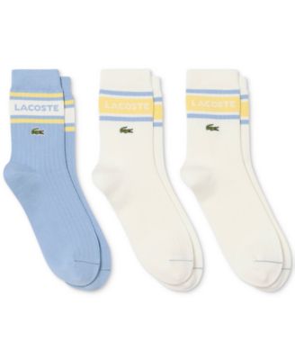 Men's Everyday Mid-Calf Ribbed Crew Socks, 3-Pack