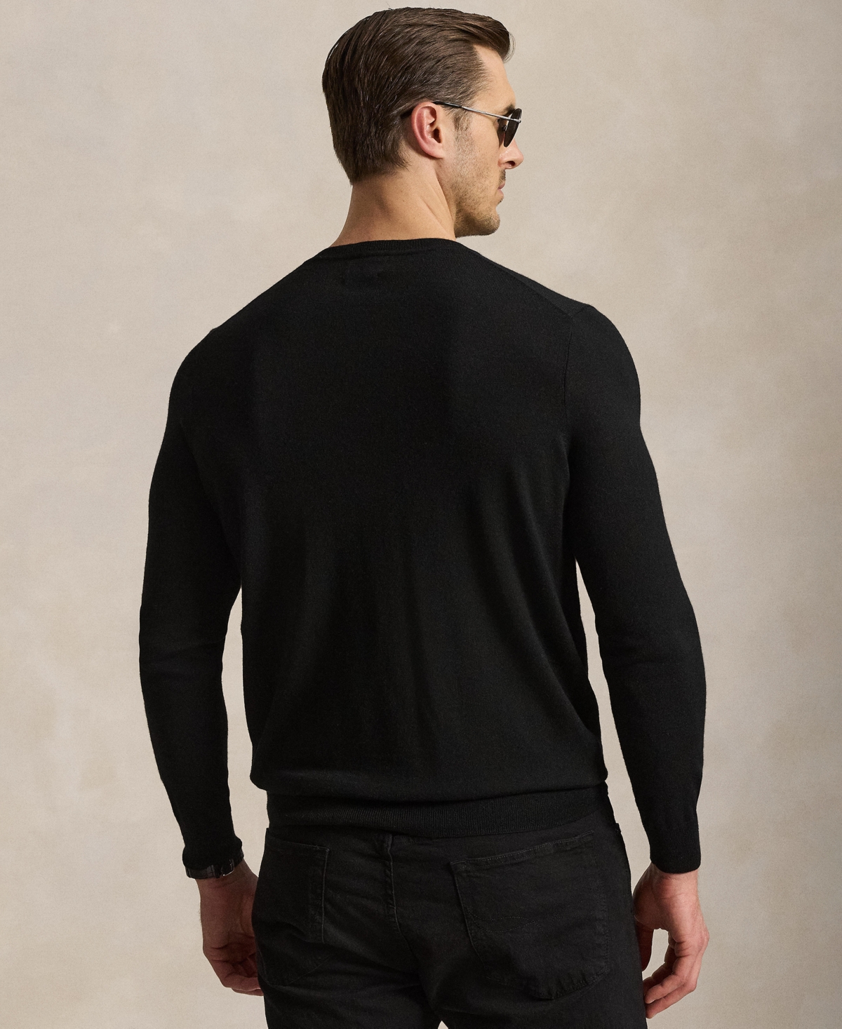 Polo Ralph Lauren Men's Big & Tall Regular-Fit Wool Crewneck Sweater