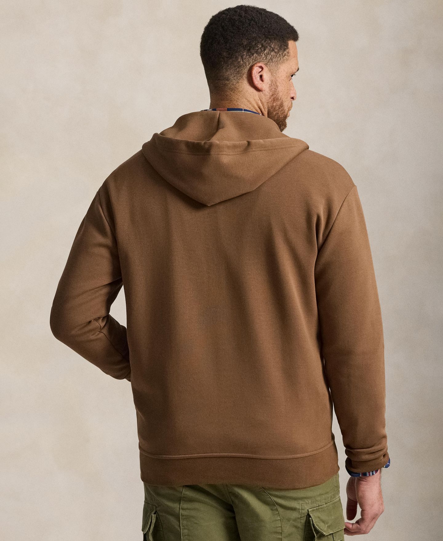 Мужское худи Polo Ralph Lauren Big & Tall Double-Knit Full-Zip, цвет: Лазурный — фото 13