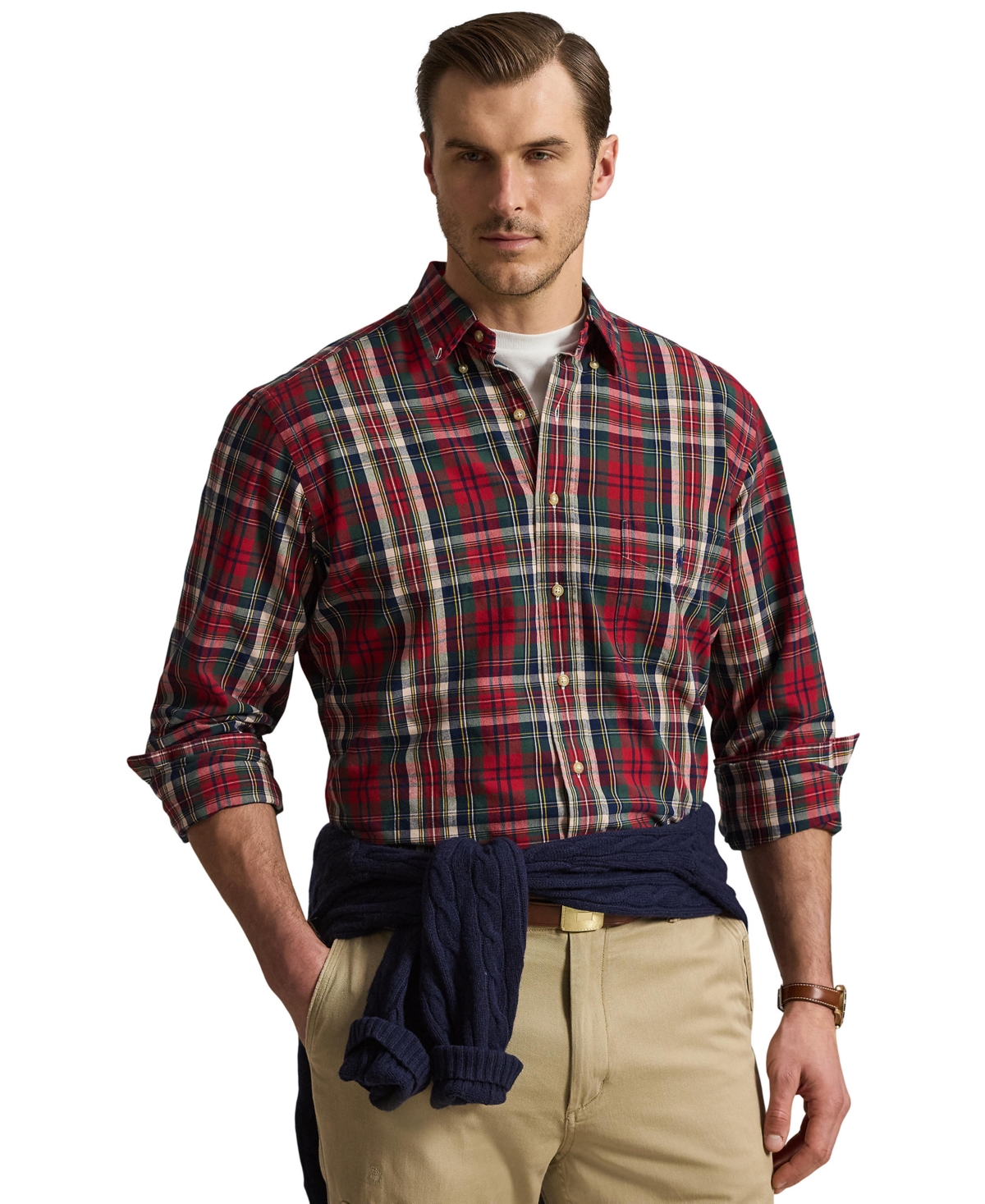 Polo Ralph Lauren Men's Plaid Classic-Fit Oxford Shirt