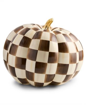 Chocolate Check Jumbo Pumpkin