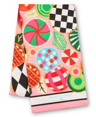 Jolly Ornaments Printed Dish Towel