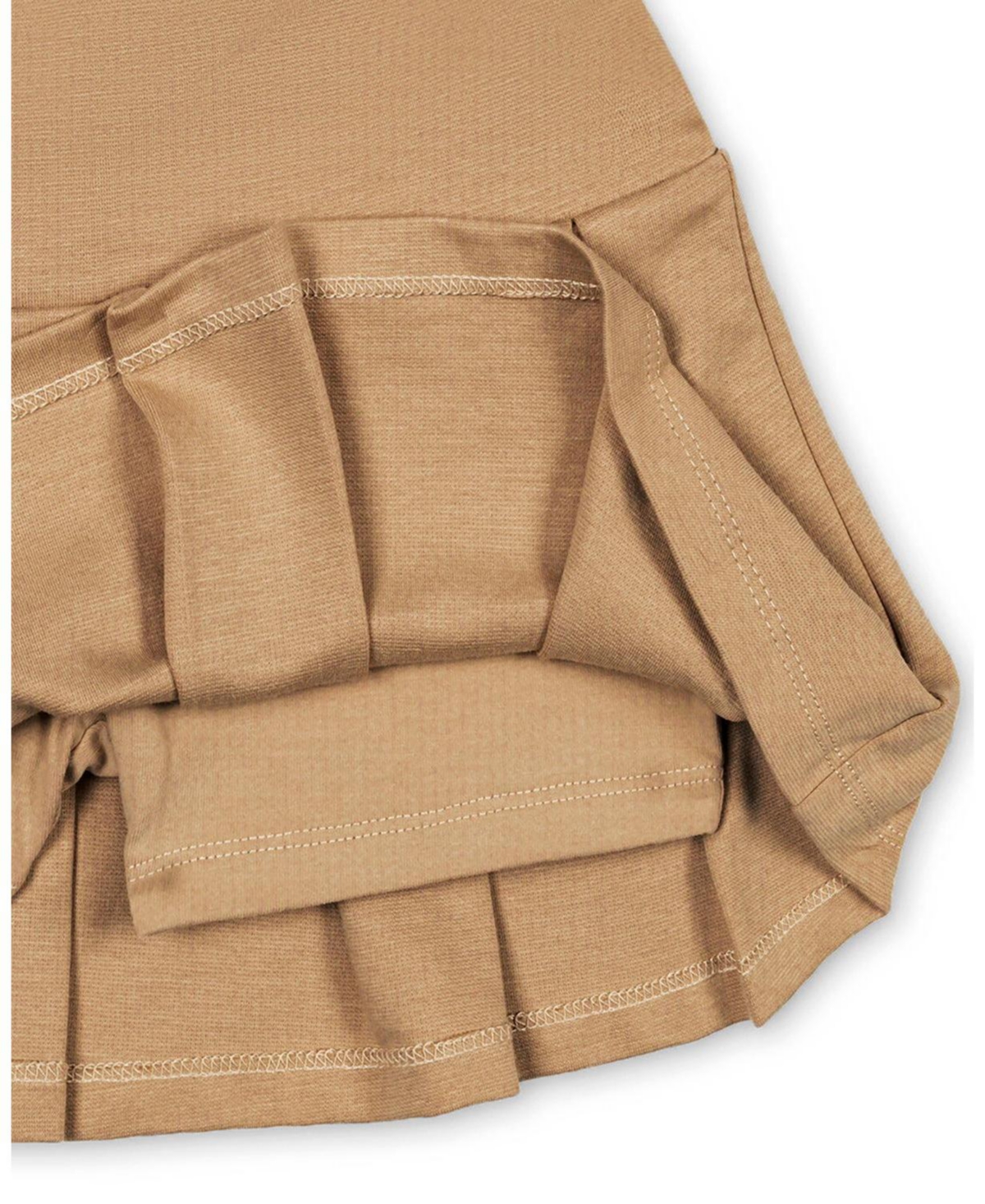 Hope & Henry Girls' 4-16 Pleated Ponte Skirt