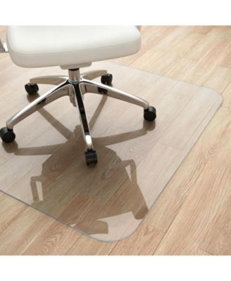 Heavy Duty PVC Office Chair Mat For Hardwood Floors Protector For Rolling Chairs
