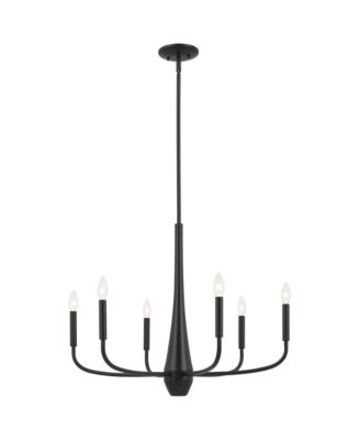 Deela 28"W 6-Light Chandelier