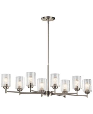 Winslow 44 1/4" Wide Brushed Nickel 8-Light Chandelier