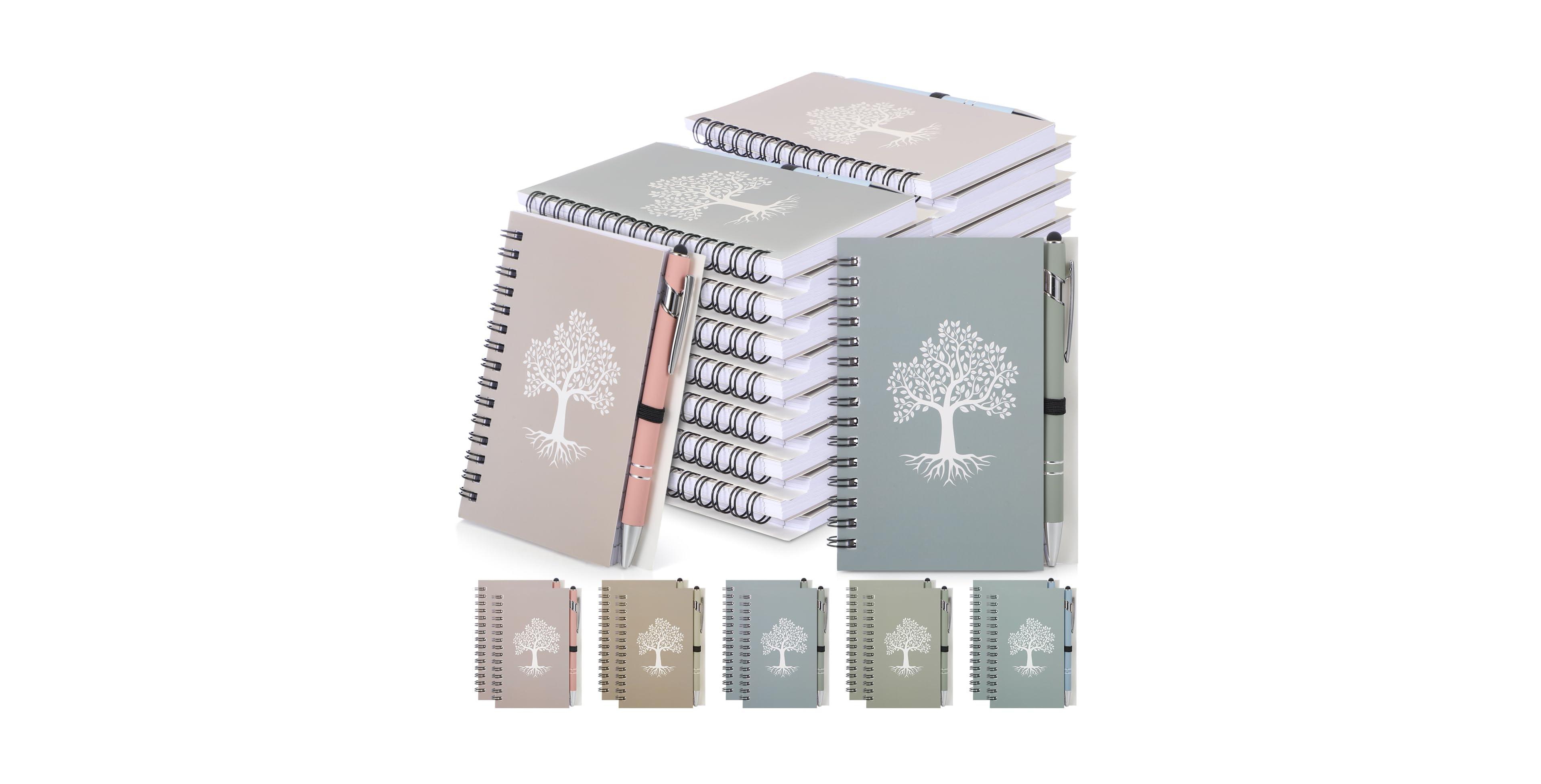 Danrong 20 Pack Tree Of Life A6 Pocket Notebook And Pen Set Bulk Journal For Church Office School