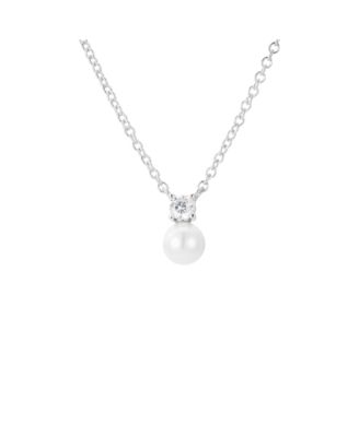 Sloane Pearl and Crystal Necklace