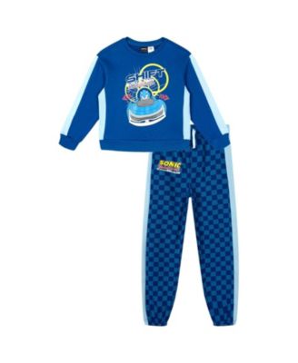 Boys' 4-20 Long-Sleeve Fleece Sweatshirt and Pants, 2-Piece Set