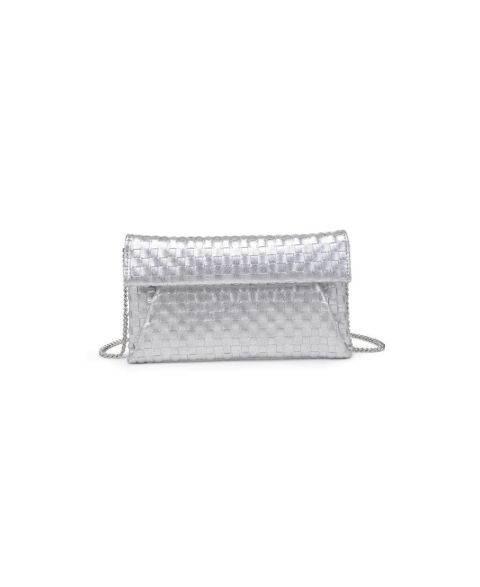 Женский клатч Moda Luxe Priscilla Clutch, цвет: Серебряный