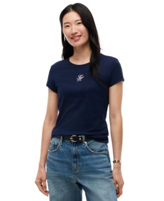 Women's Script Logo Crewneck Short-Sleeve T-Shirt