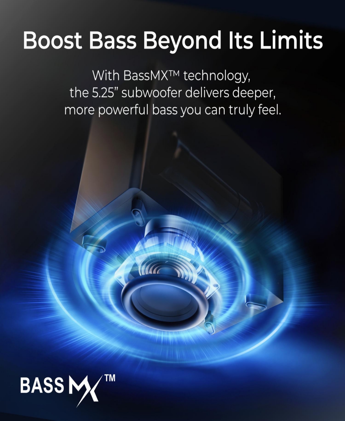 Ultimea Poseidon M70 3.1.2ch Dolby Atmos Sound Bar with Wireless Subwoofer,2 Up-Firing Drivers,312W Peak Power BassMX, Hdmi eARC