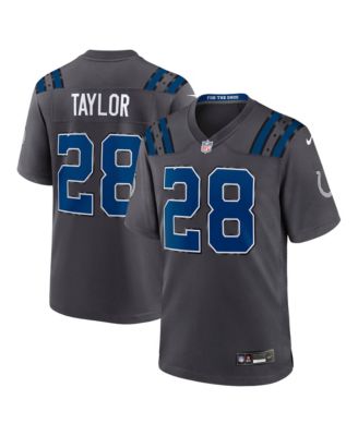 Men's Jonathan Taylor Anthracite Indianapolis Colts 2026 Rivalries Collection Game Jersey