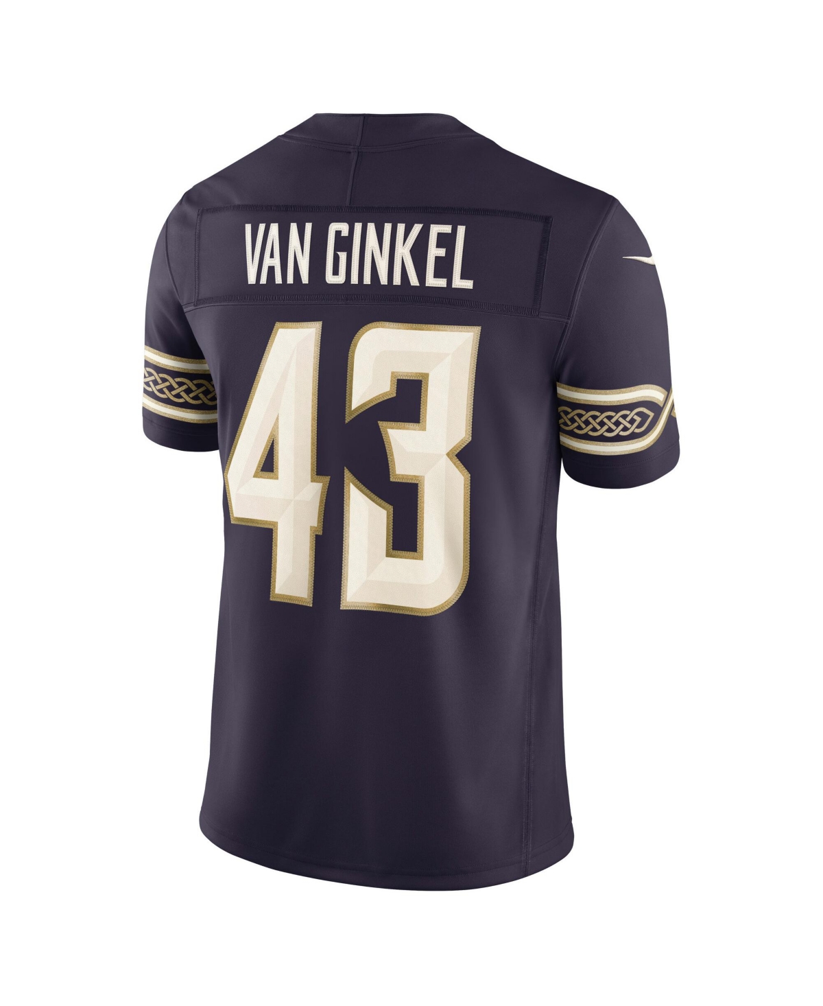 Nike Men's Andrew Van Ginkel Purple Minnesota Vikings 2026 Rivalries Collection Vapor F.u.s.e Stitched Limited Jersey