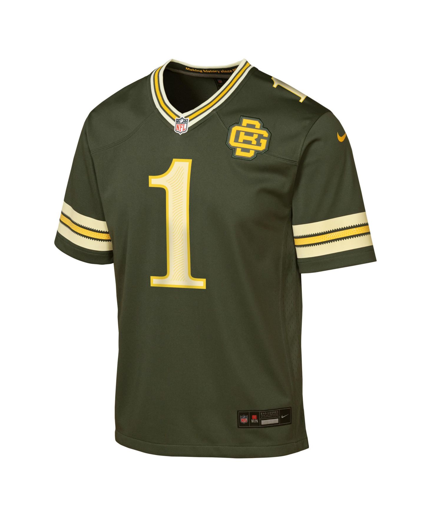 Детское джерси Nike Micah Parsons Green Bay Packers 2026 Rivalries Collection Game, Green — фото 2