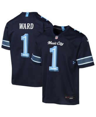 Big Boys and Girls Cameron Ward Navy Tennessee Titans 2026 Rivalries Collection Game Jersey