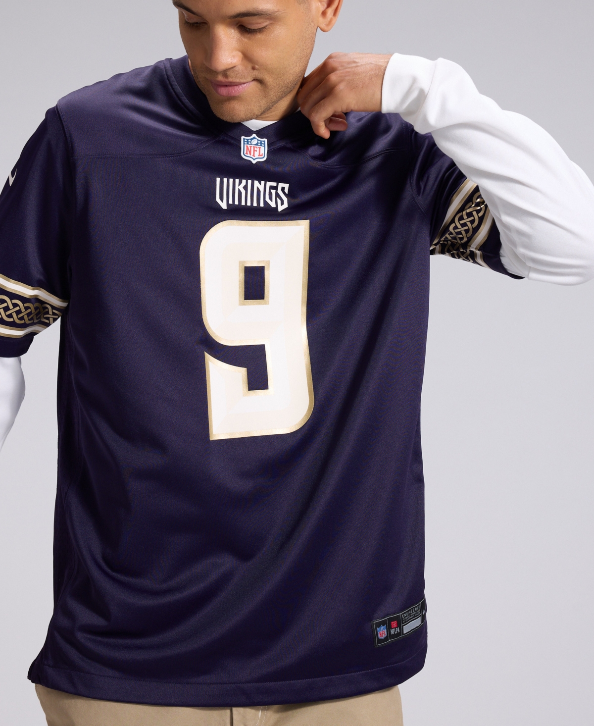 Nike Men's J.j Mccarthy Purple Minnesota Vikings 2026 Rivalries Collection Game Jersey