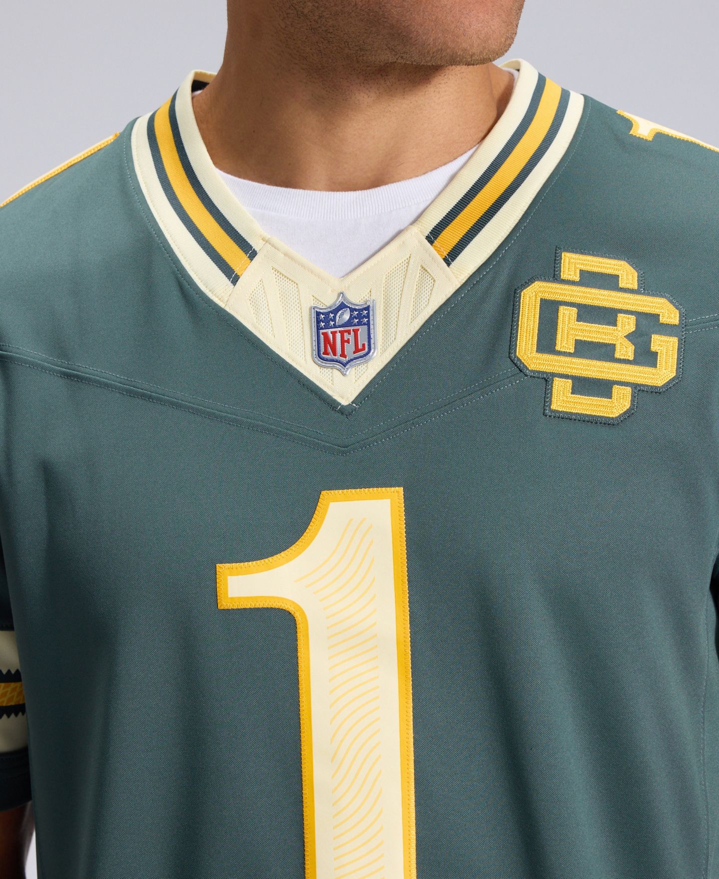 Мужской топ Nike Micah Parsons Green Bay Packers 2026 Rivalries Collection Vapor F.U.S.E Stitched Limited Jersey — фото 6