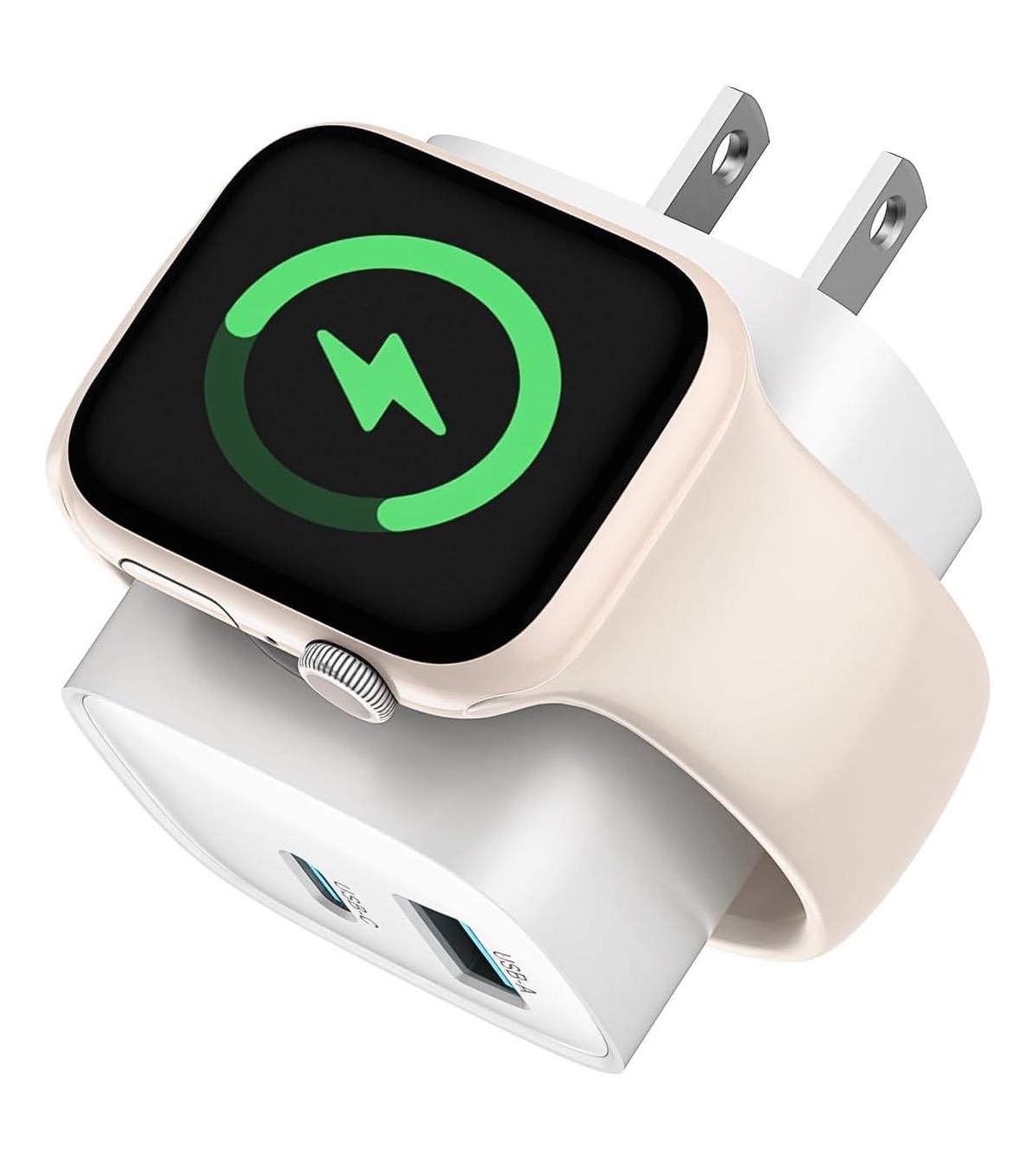 Tessan 3-in-1 20W Usb-c Wireless Charging Block Compatible with Apple Watch