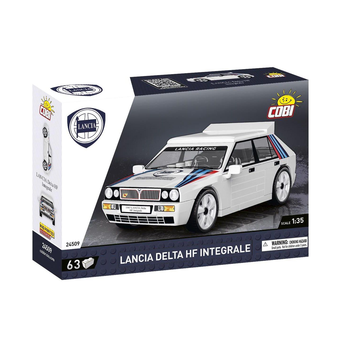 Детский конструктор COBI Lancia Delta HF Integrale 1:35-Scale 63-Piece Building Set, Ages 6+, цвет: Open Miscellaneous — фото 1