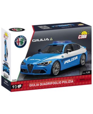 Alfa Romeo Giulia Quadrifoglio Polizia 93-Piece Building Set, Ages 6+