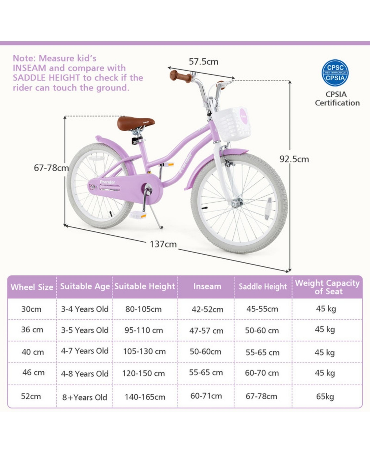 Hongge 20-Inch Kids Bike with Dual Brakes Helmet and Protective Gear Set Ages 8