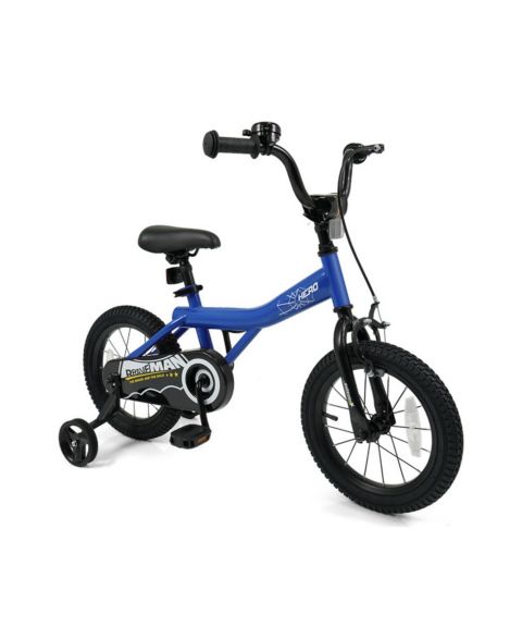 Детская игрушка HONGGE 14-Inch Kids Bike with Removable Training Wheels and Dual Brakes, Ages 3-5, цвет: Тёмно-синий