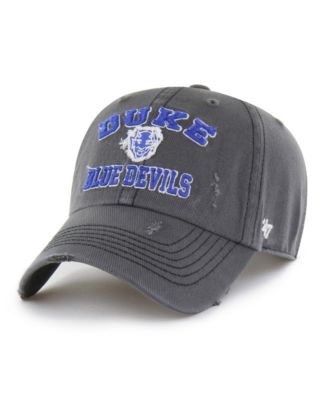 Men's and Women's '47  Charcoal Duke Blue Devils Well-Worn Seymore Clean Up Adjustable Hat