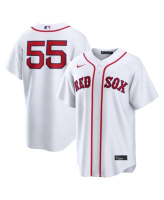 Men's Ranger Suárez White Boston Red Sox Home Replica Jersey