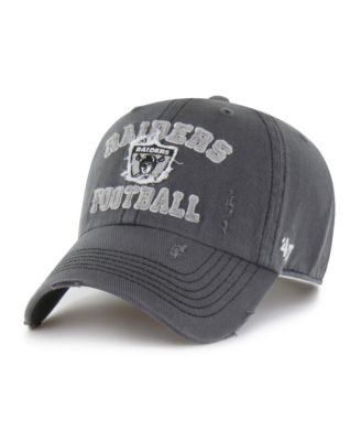 Men's '47  Charcoal Las Vegas Raiders Seymoore Clean Up Adjustable Hat