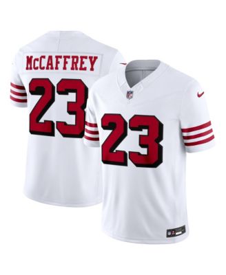 Men's Christian McCaffrey White San Francisco 49ers Alternate Vapor F.U.S.E. Stitched Limited Jersey