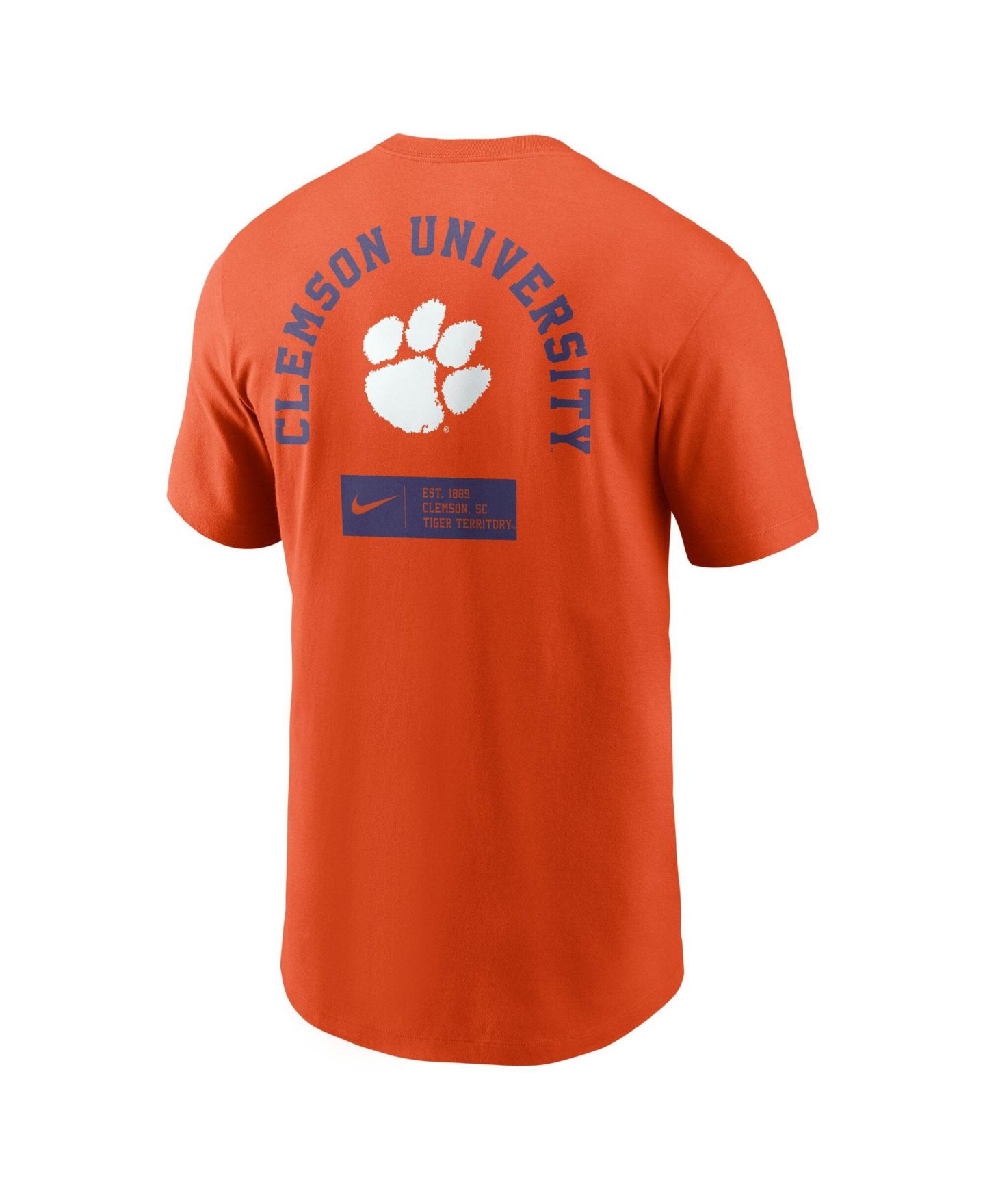 Мужская футболка Nike Orange Clemson Tigers Primetime Crew — фото 3