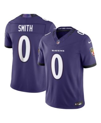 Men's Roquan Smith Purple Baltimore Ravens Team Vapor F.U.S.E. Stitched Limited Jersey