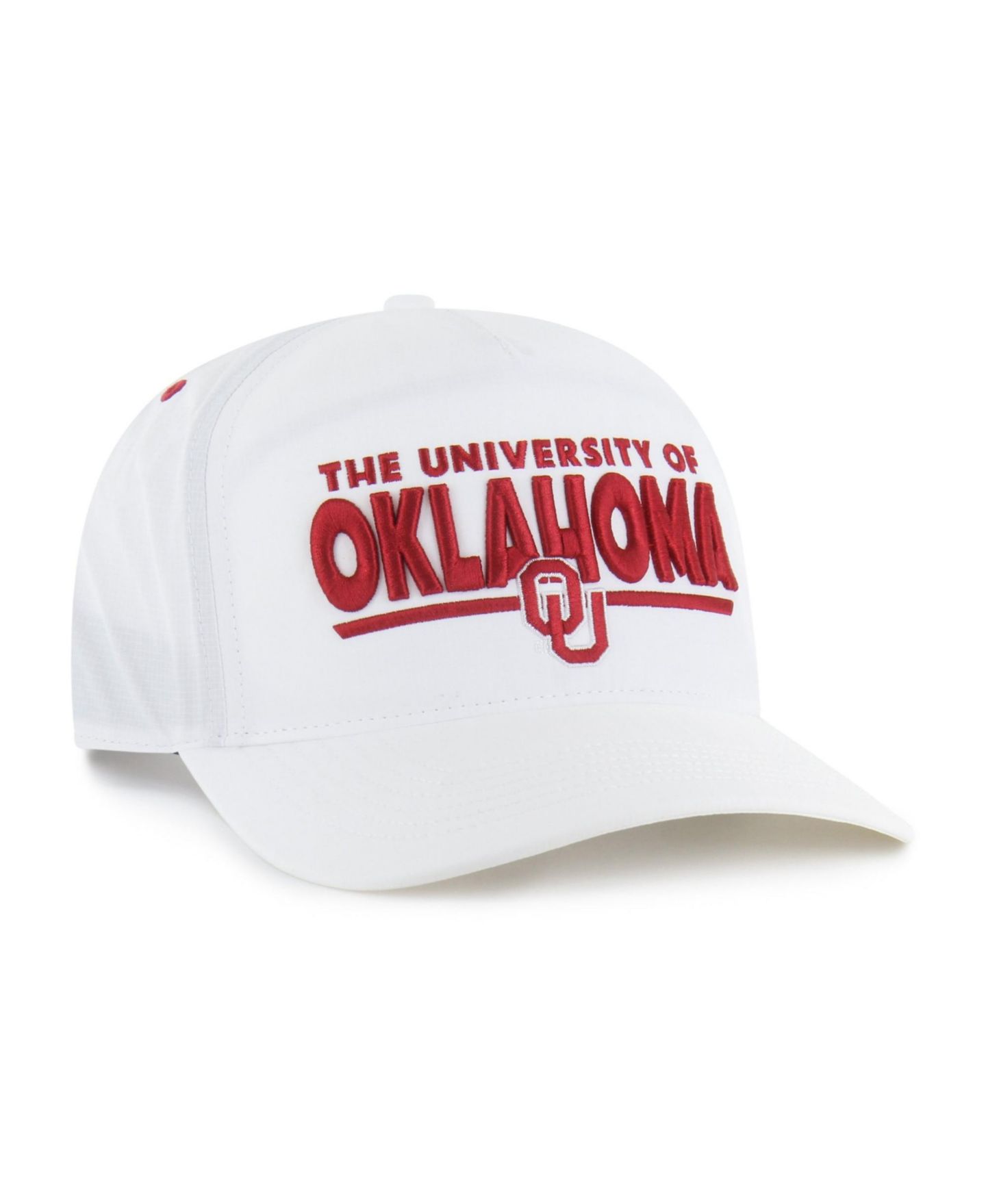 Кепка '47 Brand White Oklahoma Sooners brrr° Expressway Hitch Adjustable Hat — фото 3