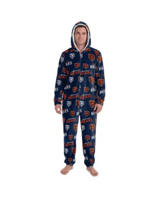 Men's and Women's Navy Chicago Bears Sidekick Union Suit