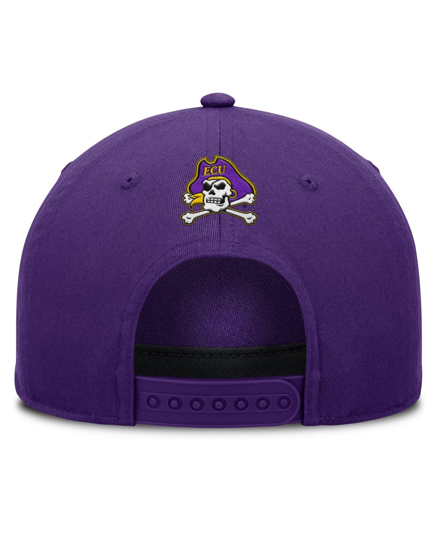 Мужская кепка Fanatics Purple ECU Pirates Foul Ball Rope Adjustable Hat — фото 3