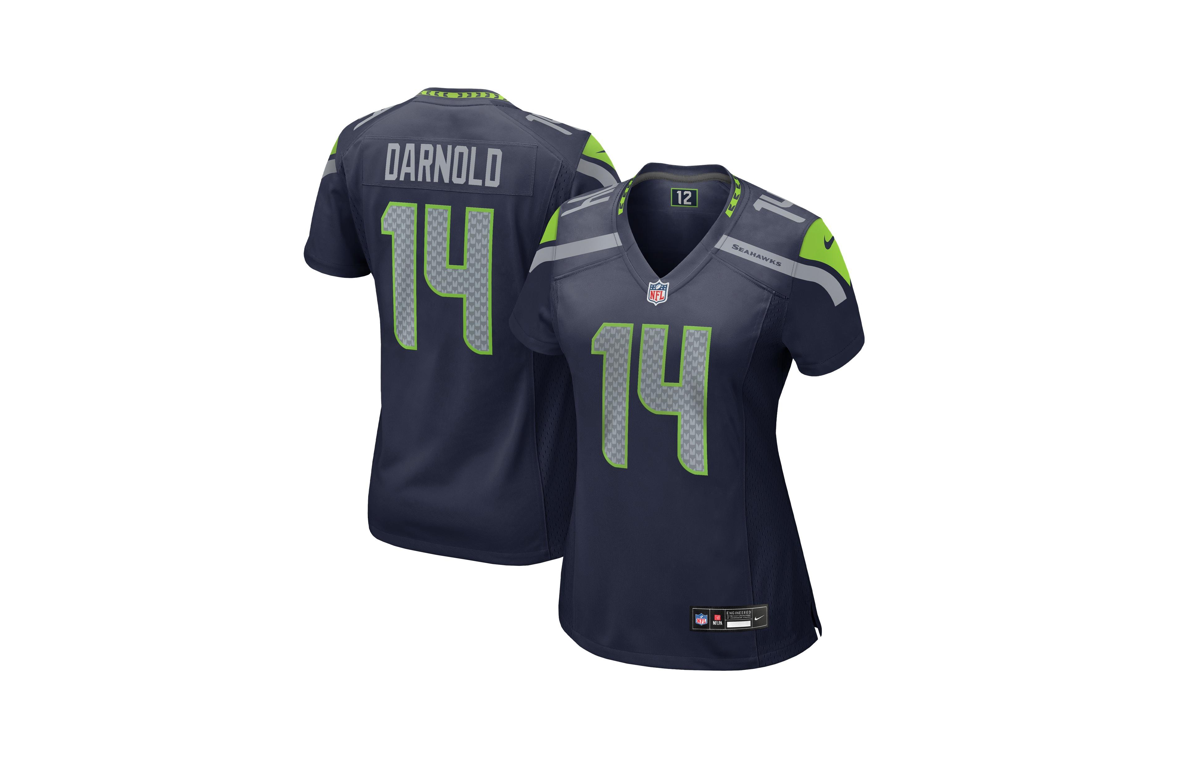 Nike Women's Sam Darnold College Navy Seattle Seahawks Team Game Jersey