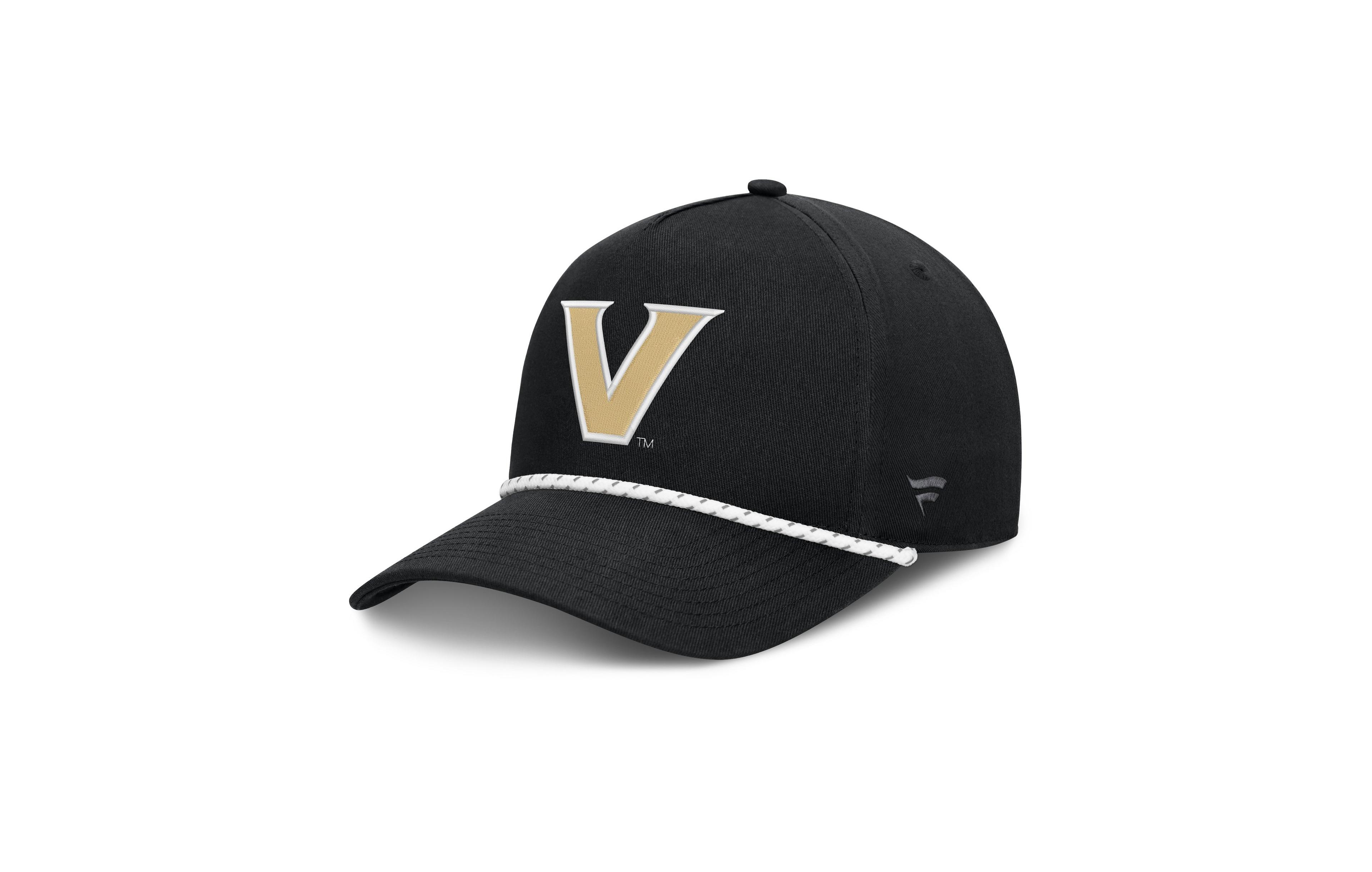 Fanatics Men's Black Vanderbilt Commodores Undertone Rope Adjustable Hat