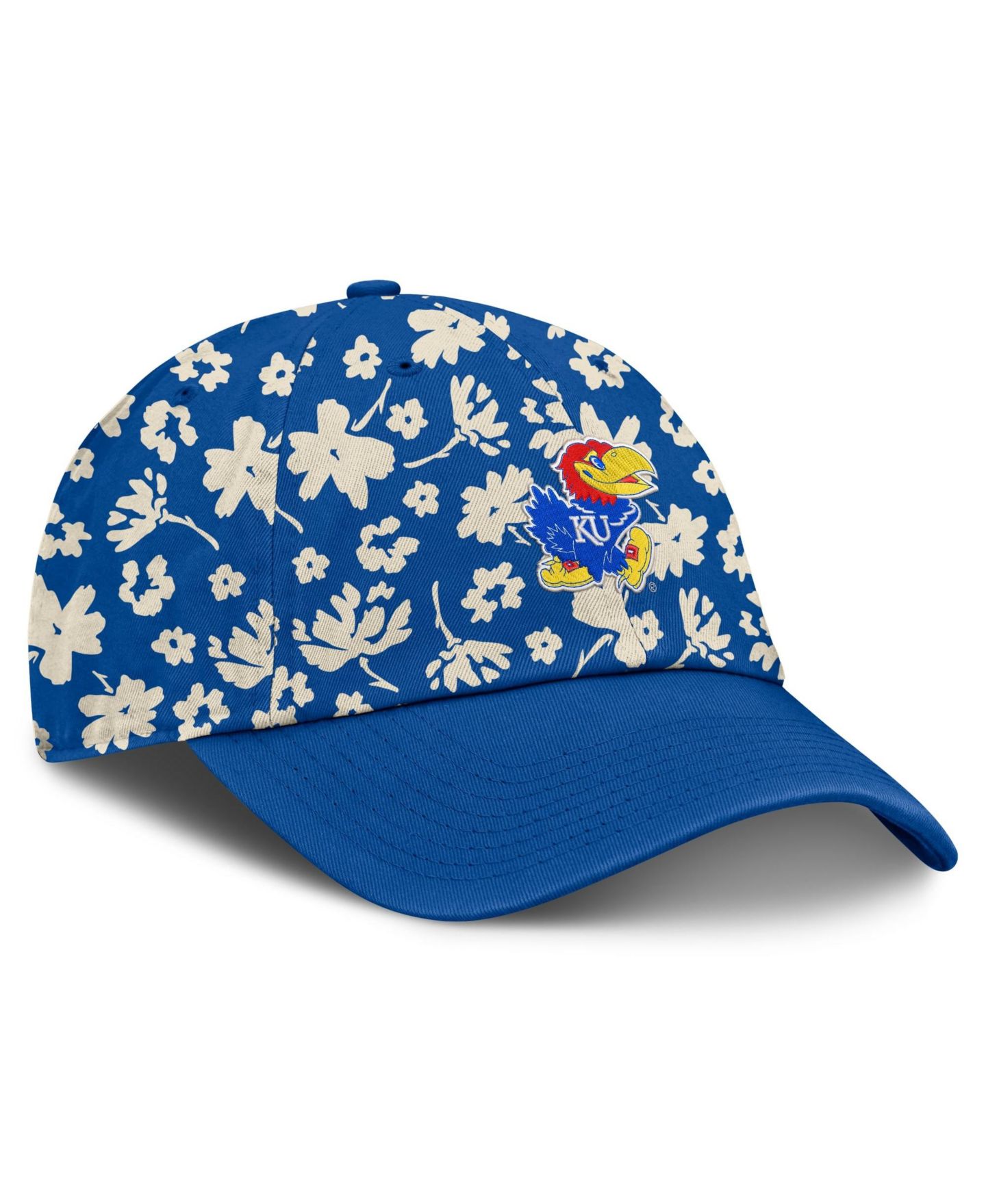 Женская кепка Fanatics Royal Kansas Jayhawks Blossom Adjustable Hat — фото 3