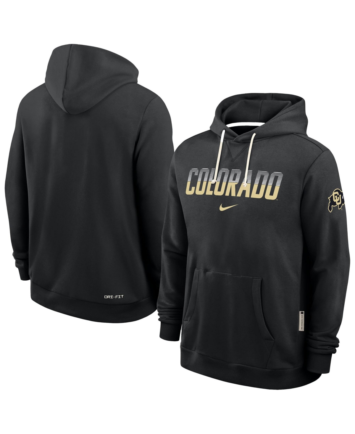 Nike Men's Black Colorado Buffaloes 2026 Sideline Standard Issue Dri-fit Hoodie