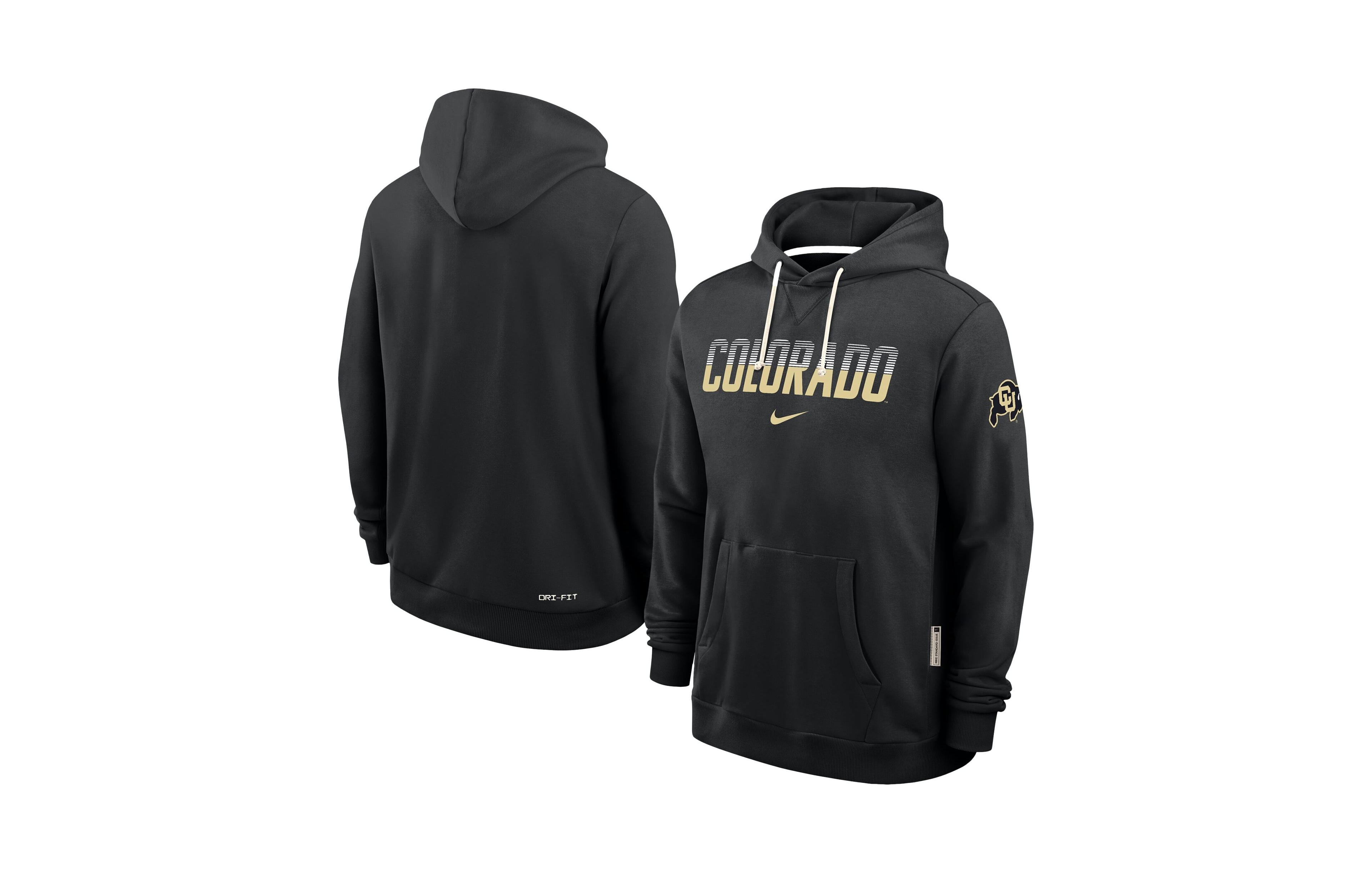 Nike Men's Black Colorado Buffaloes 2026 Sideline Standard Issue Dri-fit Hoodie