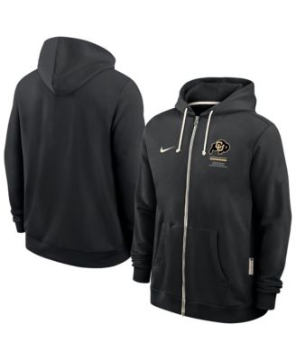 Nike - Men's Black Colorado Buffaloes 2026 Sideline Dri-FIT Full-Zip Hoodie Black