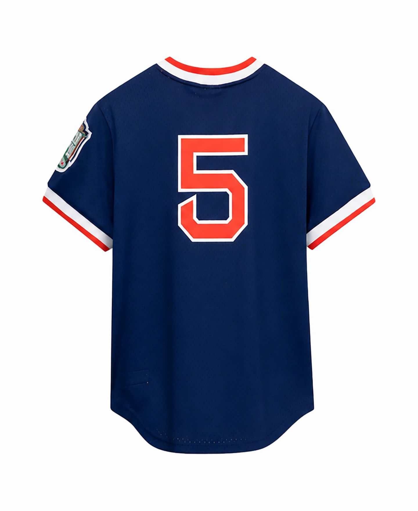 Мужское джерси Mitchell & Ness Nomar Garciaparra Boston Red Sox, большие размеры — фото 2
