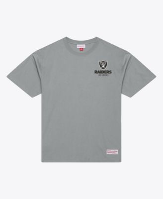 Men's Gray Las Vegas Raiders Core Essentials Micro Logo T-Shirt