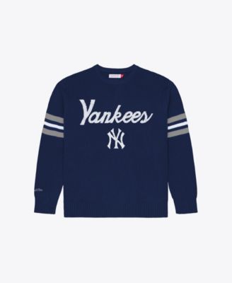 Men's Navy New York Yankees Head Coach Sweater