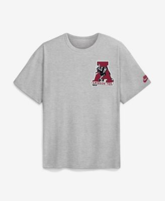 Men's Heather Gray Alabama Crimson Tide Legacy Logo Max90 T-Shirt