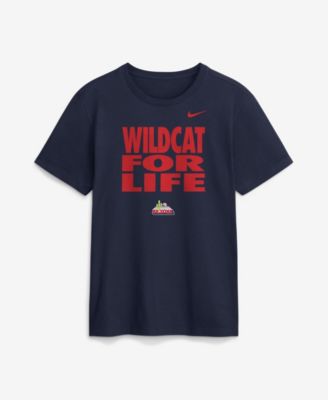 Men's Navy Arizona Wildcats 2026 Sideline Dri-FIT Slogan T-Shirt