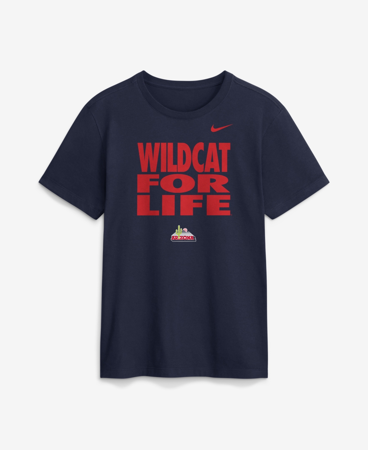 Nike Men's Navy Arizona Wildcats 2026 Sideline Dri-fit Slogan T-Shirt