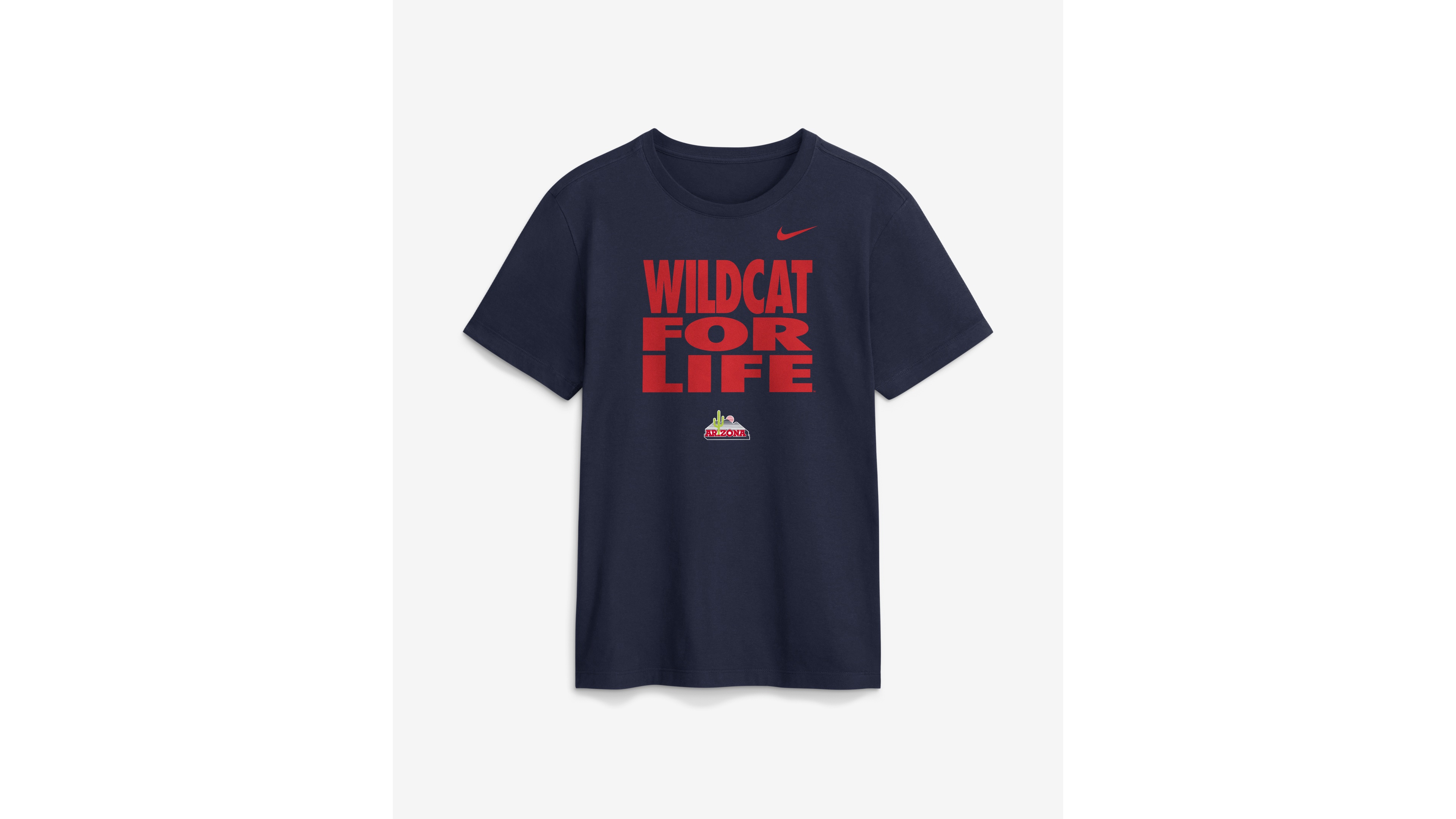 Nike Men's Navy Arizona Wildcats 2026 Sideline Dri-fit Slogan T-Shirt